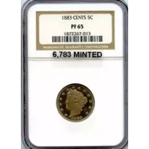 Nickel Five Cent Pieces-Liberty Head 1883-1913 (3)