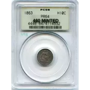 Half Dimes---Liberty Seated 1837-1873-Silver- 0.5 Dime (3)