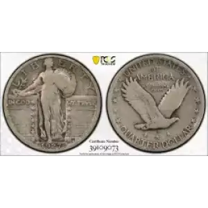 Quarter Dollars---Standing Liberty (3)