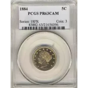 Nickel Five Cent Pieces-Liberty Head 1883-1913 (3)