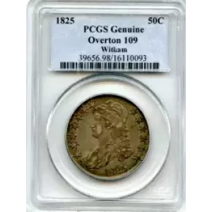 Half Dollars---Capped Bust, Reeded Edge 1836-1839 -Silver- 0.5 Dollar (3)