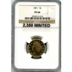 Nickel Five Cent Pieces-Liberty Head 1883-1913 (3)