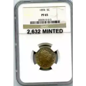 Nickel Five Cent Pieces-Liberty Head 1883-1913 (3)