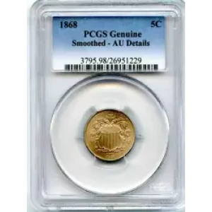 Nickel Five Cent Pieces-Shield 1866-1883 (3)