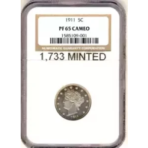 Nickel Five Cent Pieces-Liberty Head 1883-1913 (3)