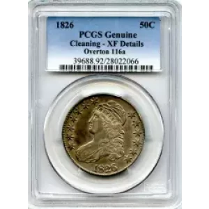 Half Dollars---Capped Bust, Reeded Edge 1836-1839 -Silver- 0.5 Dollar (3)