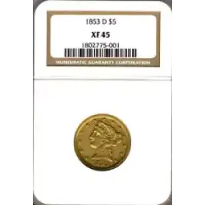 Half Eagles---Liberty Head 1839-1908 -Gold- 5 Dollar (3)
