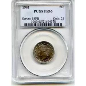 Nickel Five Cent Pieces-Liberty Head 1883-1913 (3)