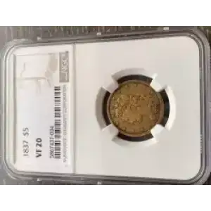 Half Eagles---Classic Head, 1834-1838 -Gold- 5 Dollar (3)