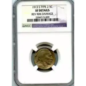 Nickel Five Cent Pieces-Indian Head or Buffalo (3)