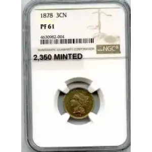 Nickel Three Cent Pieces 1865-1889 (3)