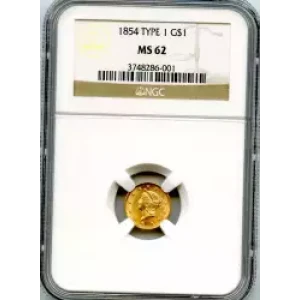 Gold Dollars---Liberty Head 1849-1854 -Gold- 1 Dollar (3)