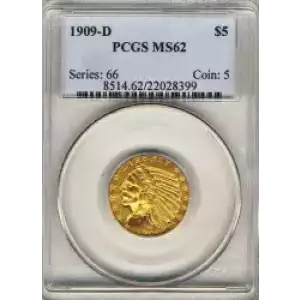 Half Eagles---Indian Head 1908-1929 -Gold- 5 Dollar (3)