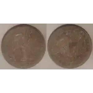 Half Dollars---Liberty Seated 1839-1891 -Silver- 0.5 Dollar (3)