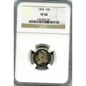 Dimes---Capped Bust 1809-1837 -Silver- 1 Dime (3)