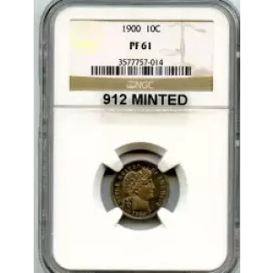 Dimes---Barber or Liberty Head 1892-1916 -Silver- 1 Dime (3)