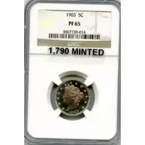 Nickel Five Cent Pieces-Liberty Head 1883-1913 (3)