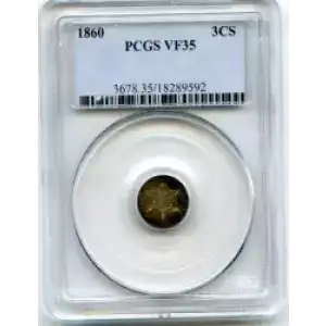 Silver Three Cent Pieces Trimes-1851-1873 (3)