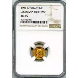 Classic Commemorative Gold--- Louisiana Purchase Exposition 1903-Gold- 1 Dollar (3)