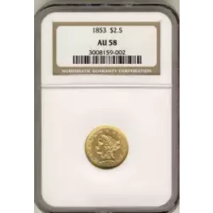 Quarter Eagles---Liberty Head 1840-1907 -Gold- 2.5 Dollar (3)