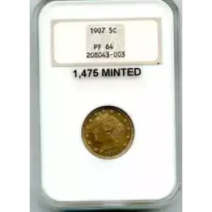 Nickel Five Cent Pieces-Liberty Head 1883-1913 (3)