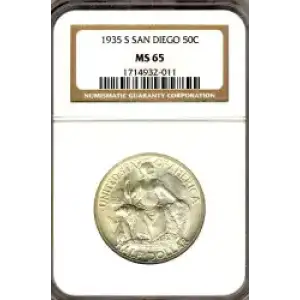 Classic Commemorative Silver--- California Pacific International Exposition 1935-1936-Silver- 0.5 Dollar (3)