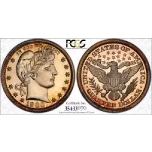 Quarter Dollars---Barber or Liberty Head (3)