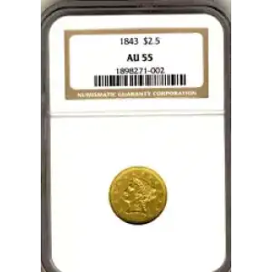 Quarter Eagles---Liberty Head 1840-1907 -Gold- 2.5 Dollar (3)