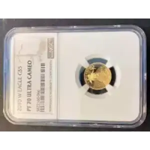 Gold Bullion-Gold Eagles--$5 Gold Eagle 1/10 oz -Gold- 5 Dollar (3)