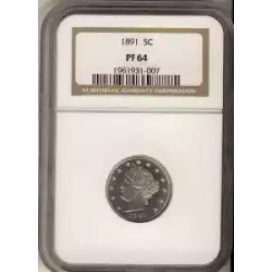 Nickel Five Cent Pieces-Liberty Head 1883-1913 (3)