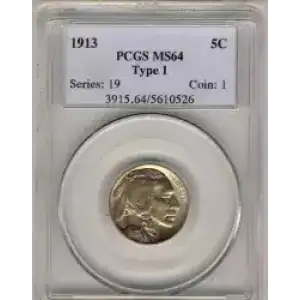 Nickel Five Cent Pieces-Indian Head or Buffalo (3)