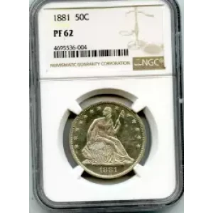 Half Dollars---Liberty Seated 1839-1891 -Silver- 0.5 Dollar (3)