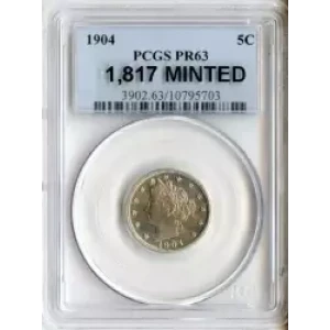 Nickel Five Cent Pieces-Liberty Head 1883-1913 (3)