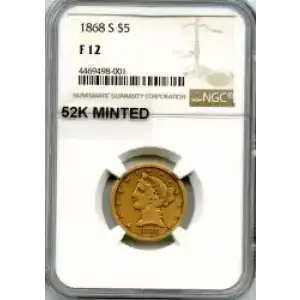Half Eagles---Liberty Head 1839-1908 -Gold- 5 Dollar (3)