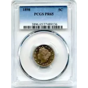 Nickel Five Cent Pieces-Liberty Head 1883-1913 (3)