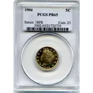 Nickel Five Cent Pieces-Liberty Head 1883-1913 (3)