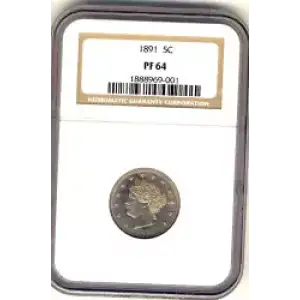 Nickel Five Cent Pieces-Liberty Head 1883-1913 (3)