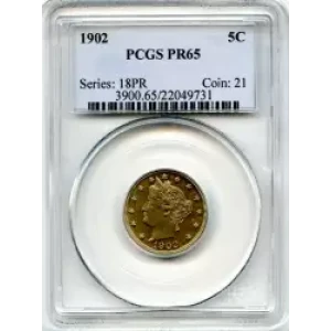 Nickel Five Cent Pieces-Liberty Head 1883-1913 (3)