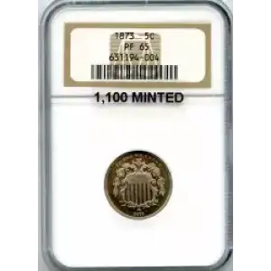 Nickel Five Cent Pieces-Shield 1866-1883 (3)