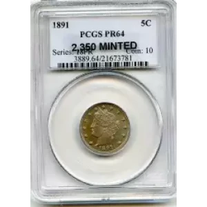 Nickel Five Cent Pieces-Liberty Head 1883-1913 (3)