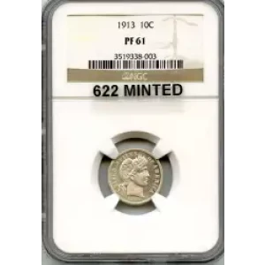 Dimes---Barber or Liberty Head 1892-1916 -Silver- 1 Dime (3)