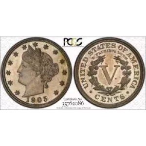 Nickel Five Cent Pieces-Liberty Head 1883-1913 (3)
