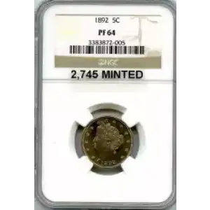 Nickel Five Cent Pieces-Liberty Head 1883-1913 (3)