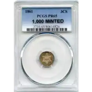 Silver Three Cent Pieces Trimes-1851-1873 (3)