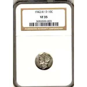 Dimes---Winged Liberty Head or Mercury 1916-1945 -Silver- 1 Dime (3)