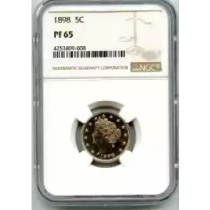 Nickel Five Cent Pieces-Liberty Head 1883-1913 (3)