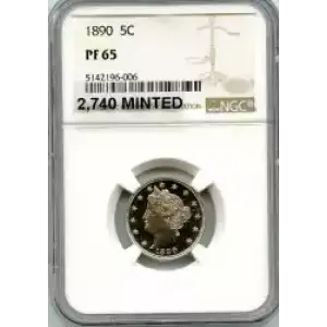 Nickel Five Cent Pieces-Liberty Head 1883-1913 (3)