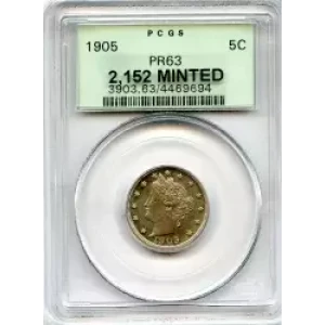 Nickel Five Cent Pieces-Liberty Head 1883-1913 (3)