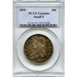 Half Dollars---Capped Bust, Reeded Edge 1836-1839 -Silver- 0.5 Dollar (3)