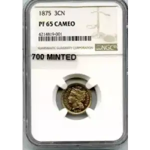 Nickel Three Cent Pieces 1865-1889 (3)